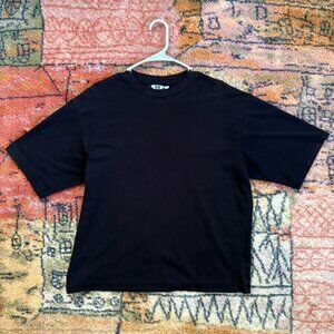 Uniqlo AIRism Cotton Oversized T-Shirt | Black